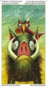 Knight of Pentacles - Tarot del Bosque Magico