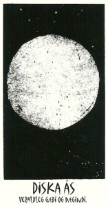 Diska Ás - Ace of Pentacles, from Islensk Tarotspil by Inga Rósa Loftsdóttir