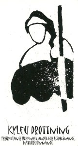 Kylfu Drottning - Queen of Wands, from Islensk Tarotspil by Inga Rósa Loftsdóttir