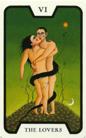 The Lovers - Tarot of the Witches by Fergus Hall
