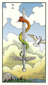 Ace of Swords - Alchemical Tarot by Robert M. Place