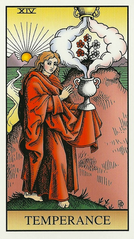 Temperance - Alchemical Tarot by Robert M. Place