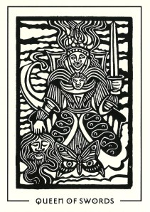 Queen of Swords - Light & Shadow Tarot