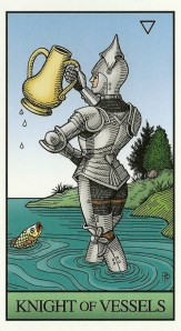 Knight of Vessels - Alchemical Tarot by Robert M. Place