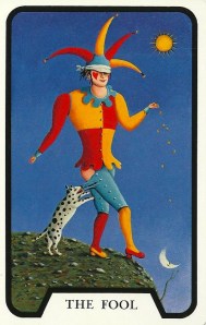 The Fool - Tarot of the Witches by Fergus Hall