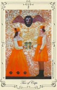 2 of Cups - Stella's Tarot by Stella Kaoruko & Takako Hoei