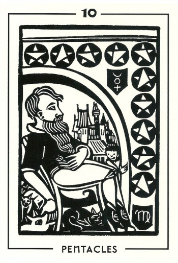 10 of Pentacles - Light and Shadow Tarot by Michael Goepferd and Brian Williams