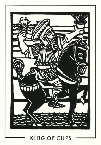 King of Cups - Light and Shadow Tarot by Michael Goepferd and Brian Williams