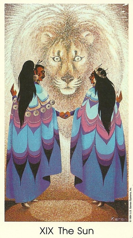 The Sun - Tarot of the Cat People by Karen Kuykendall
