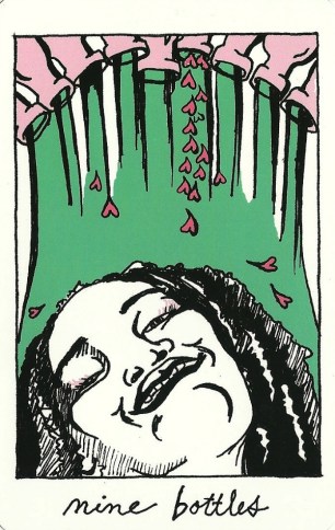 9 of Bottles (Cups) - The Collective Tarot, by The Tarot Collective