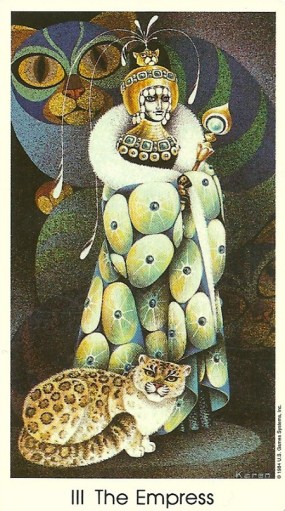 3 The Empress - Tarot of the Cat People by Karen Kuykendall