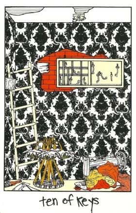 Ten of Keys - The Collective Tarot, by the Tarot Collective