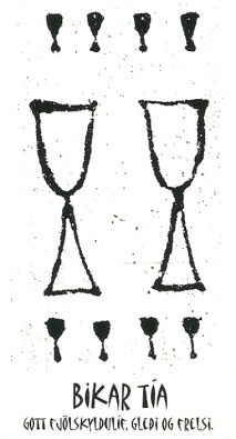 Bikar Tía (10 of Cups) - Íslensk Tarotspil by Inga Rósa Loftsdóttir