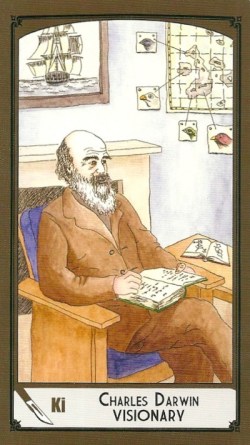 King of Swords - Charles Darwin - Visionary - Science Tarot