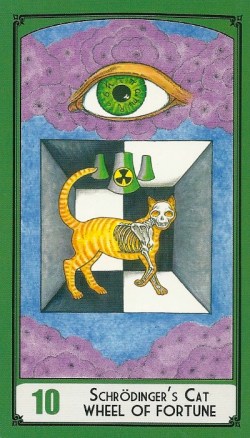 Schrodinger's Cat - Wheel of Fortune - Science Tarot