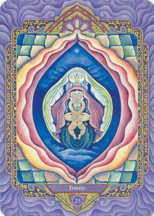 25 Trinity - Triple Goddess Tarot by Isha Lerner (art by Mara Friedman)