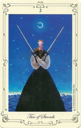 Two of Swords - Stella's Tarot by Stella Kaoruko & Takako Hoei