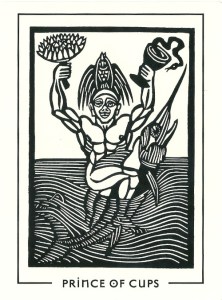 Prince (Page) of Cups - The Light and Shadow Tarot by Michael Goepferd & Brian Williams
