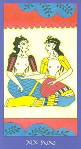 Sun - Minoan Tarot by Ellen Lorenzi-Prince