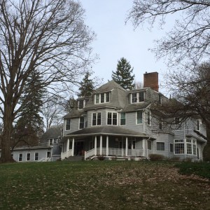The guesthouse. My room was up the top in the centre.
