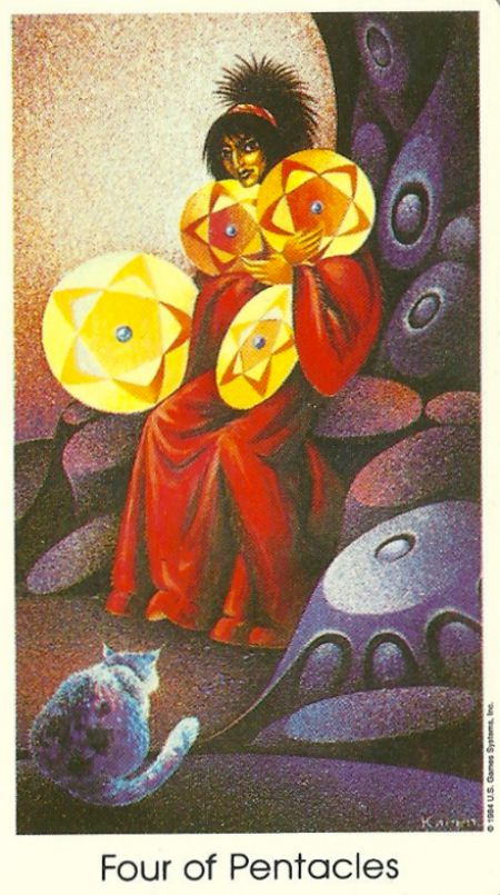 Tarot Newsletter: When the Four of Pentacles Come&nbsp;Knocking
