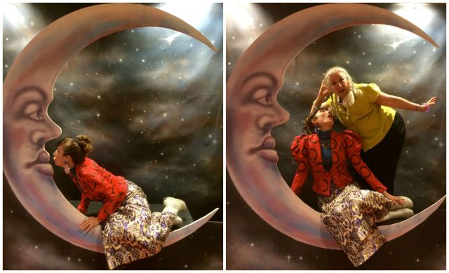 Goofing around with Nancy Antenucci :)