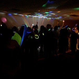 Tarot readers, shy? No way! The dance floor was instantly full!