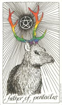 Father (King) of Pentacles - The Wild Unknown by Kim Krans