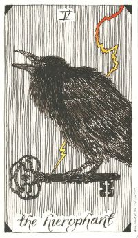 The Hierophant - The Wild Unknown by Kim Krans