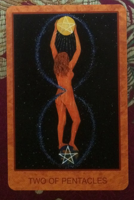 Two of Pentacles - Tarot de St. Croix by Lisa de St. Croix