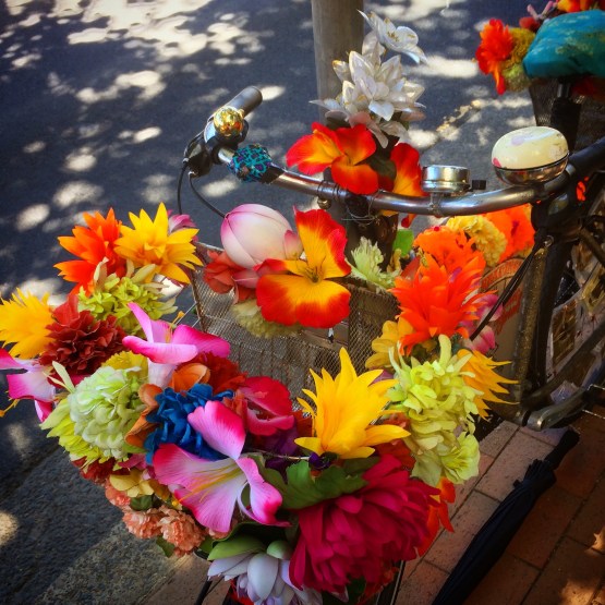 Psychic Sarah Divination Bike Flower Bike.JPG