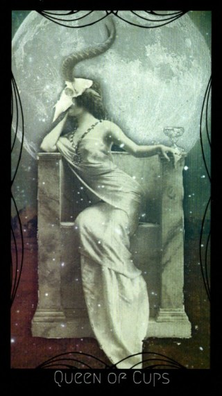 Queen of Cups - The Disciples Tarot by Kathryn Thyme Giese