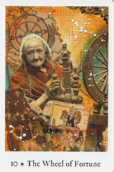 Wheel of Fortune - Pentimento Tarot by Joanna Powell Colbert