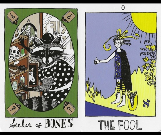 Seeker of Bones &amp; The Fool - The Collective Tarot by the Tarot Collective