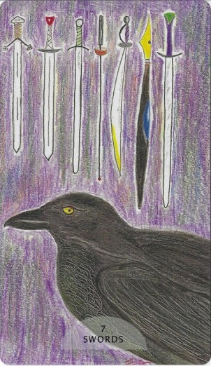 7 of Swords - Triumph of Life - this image by Sally E. Garrison, deck coordinated by Andrew McGregor.jpg