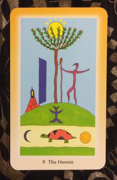 The Hermit - Shining Tribe Tarot by Rachel Pollack