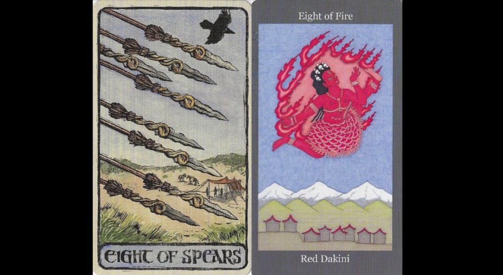 [Tarot Newsletter] Flying Fast with the Eight of&nbsp;Wands