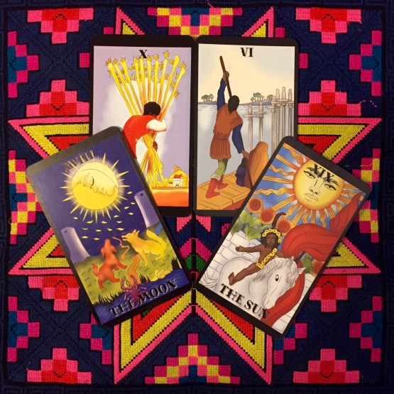 Melanated Classic Tarot by Julia Goolsby &amp; Oubria Tronshaw