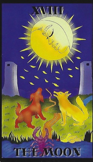 The Moon - Melanated Classic Tarot by Julia Goolsby &amp; Oubria Tronshaw