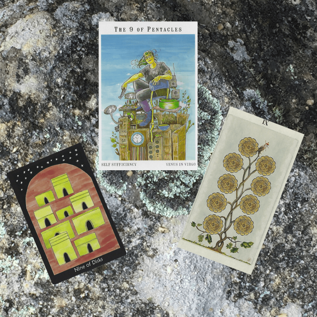 [Tarot Newsletter] Tarot Classes; Antidote Festival & the welcome sight of the Nine of&nbsp;Pentacles