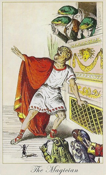The Magician - The Fantastic Menagerie Tarot by Karen Mahony & Alex Ukolov.jpeg