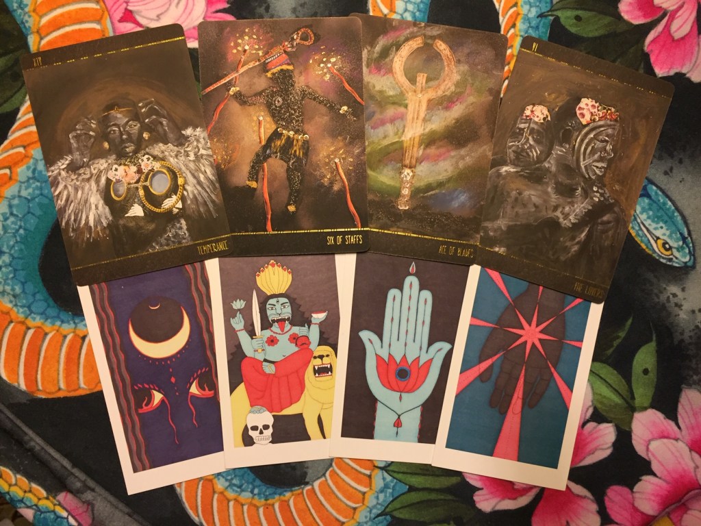 Tarot Reading for the Collective ~ April 2020: Dust II Onyx & Kali Tarot Prayer&nbsp;Cards