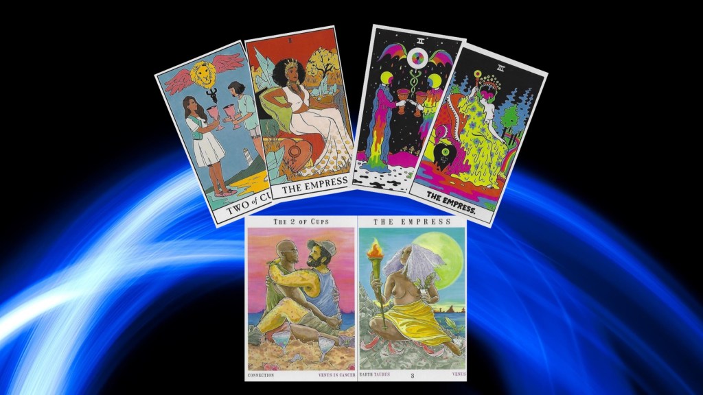 [Tarot Newsletter] Connection & Abundant Expression: The Two of Cups &&nbsp;Empress